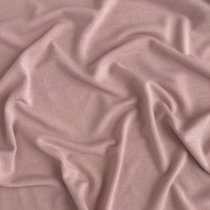 Вязаный трикотаж Пудрово-розовый (мелкая вязка)