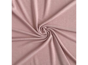 Вязаный трикотаж Пудрово-розовый (мелкая вязка)