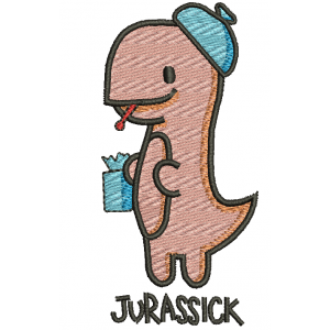 Вышивка "Jurassick"
