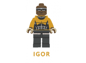 Вышивка "LEGO IGOR"