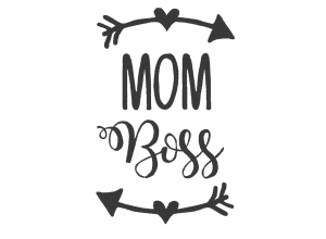 Вышивка "Mom boss"